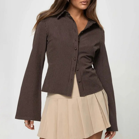Blouse féminine cintrée Manches complètes