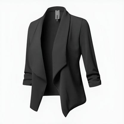 Blazer À Manches Longues Et Devant Ouvert Pour Femme | Habillé