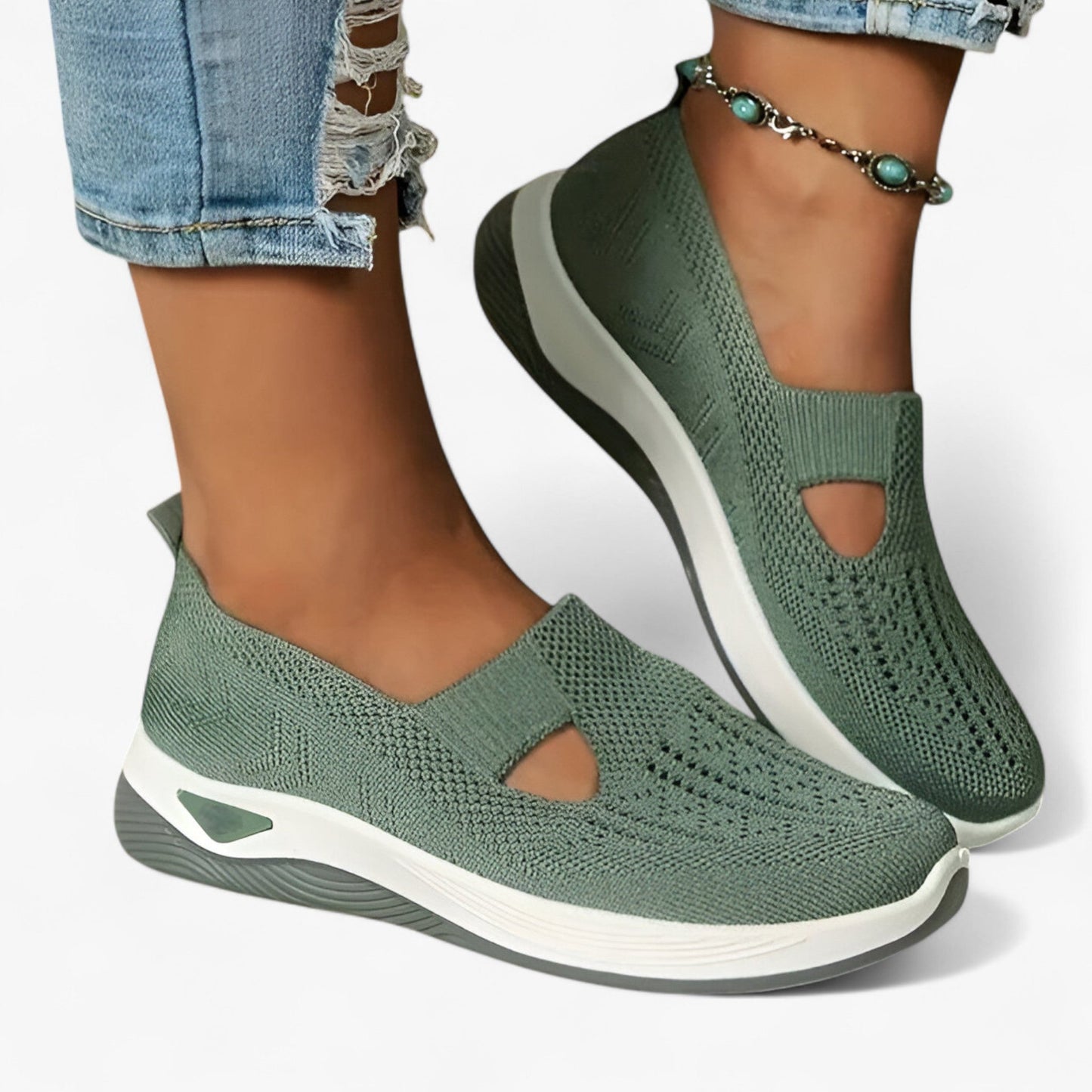 Chaussures féminines légères avec semelle souple et style élégant