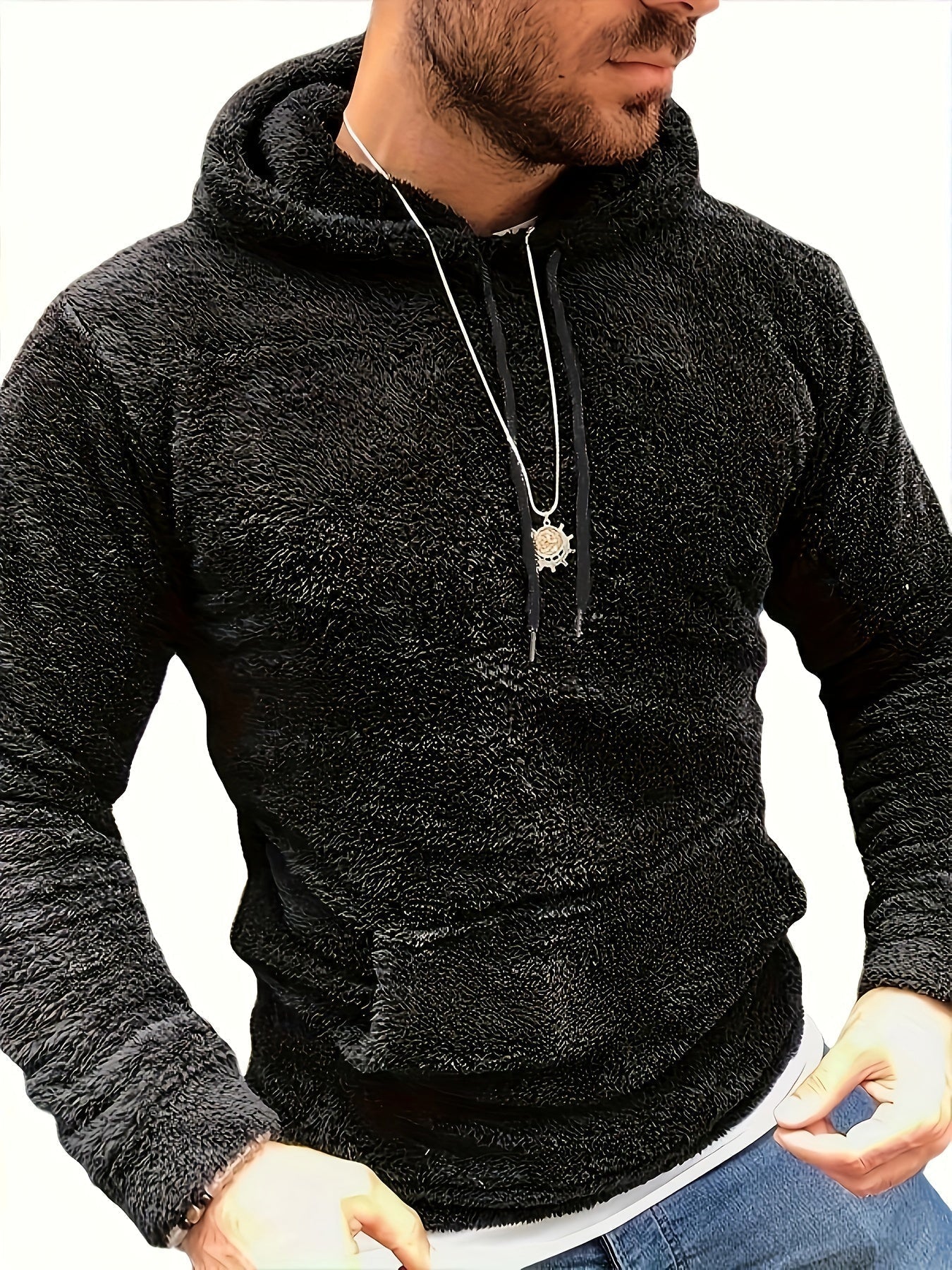 Sweat à capuche épais pour homme | Douillet hiver