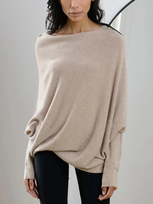 Pull Femme Grande Taille Col Reversible - LuxeStyle