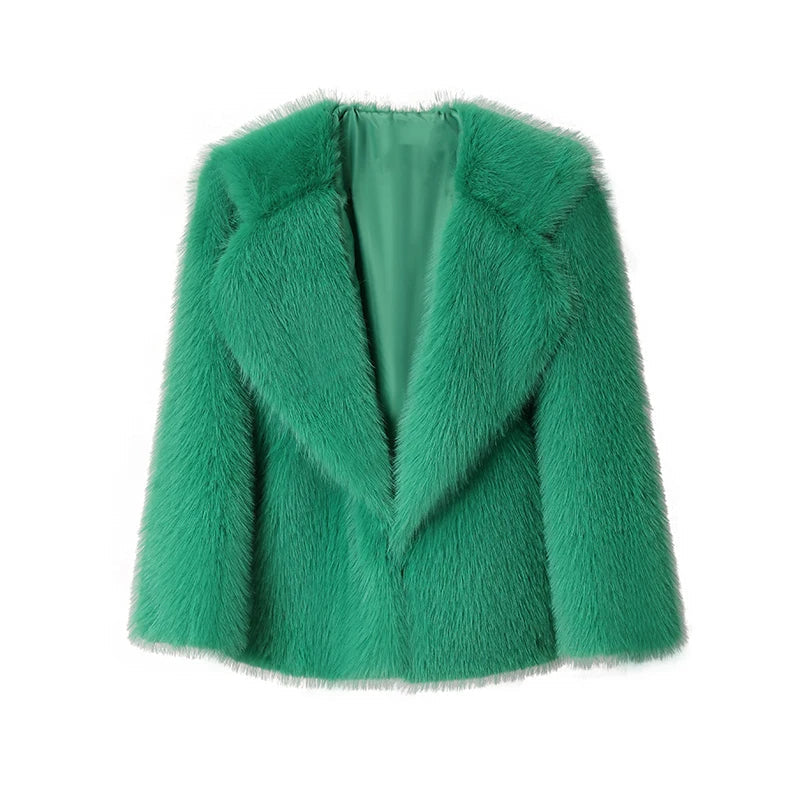 Manteau Femme Hiver Élégant avec Fermeture Cachée