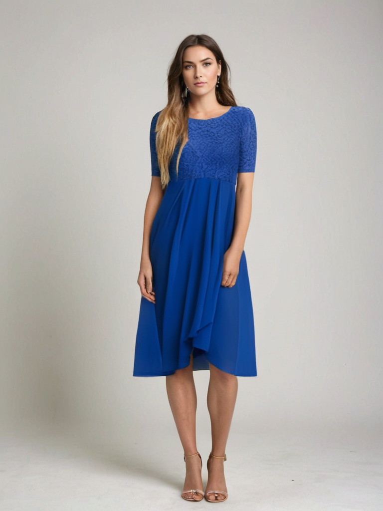 Robe Féminine Dentelle Chic – Robe Élégante pour Femme avec Coupe Fluide et Style Raffiné