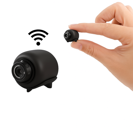 Caméra Surveillance Wi-Fi Discrète Noir Élégant - LuxeStyle