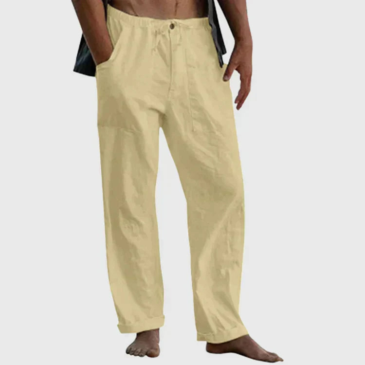 Pantalon Lin Relaxed pour Homme Bureau