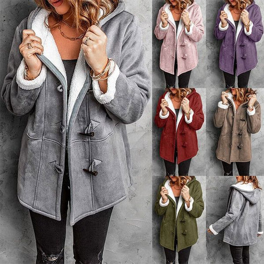 Manteau Femme Hiver Doux et Chic en Cuir - LuxeStyle