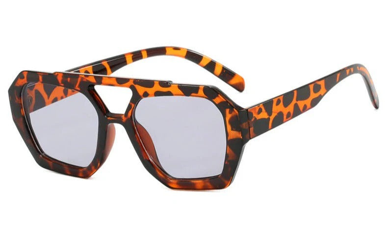 Lunettes de Soleil Femmes Élégantes Carrées avec Protection UV