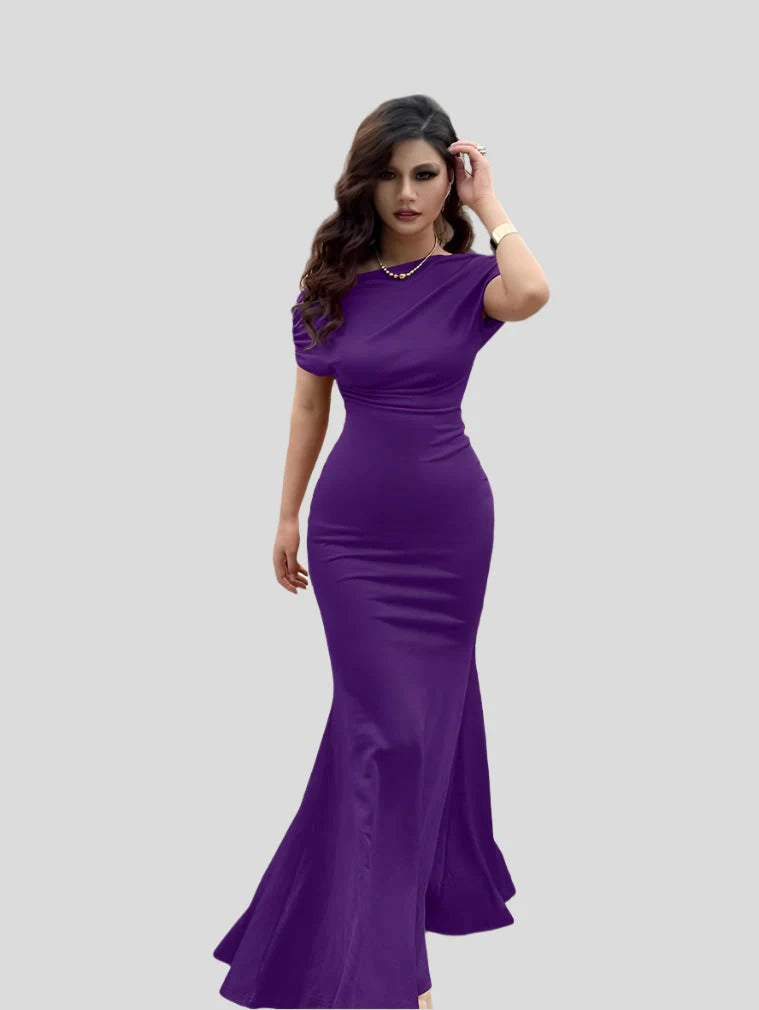 Robe de Soirée Élégante Dos Nu pour Femme