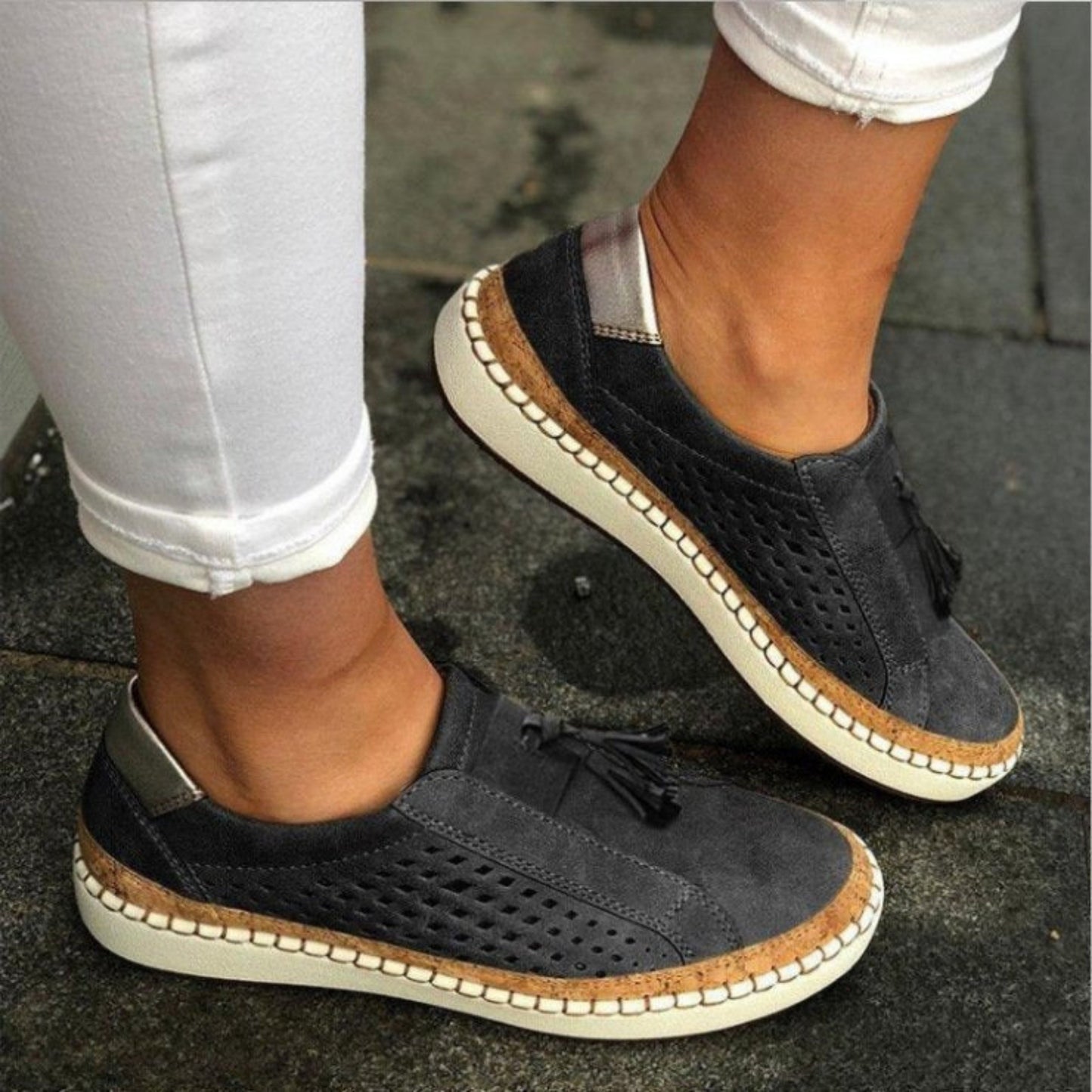 Chaussures Femmes Confortables à Glissière