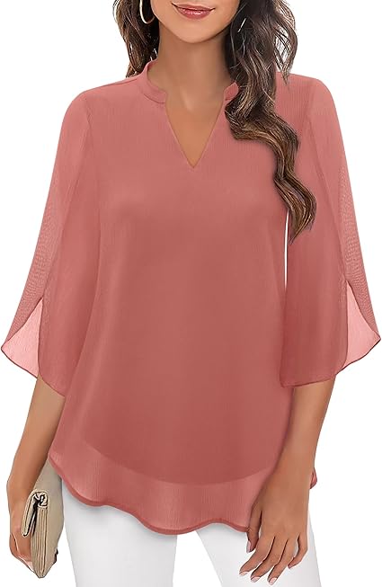 Blouse Féminine Noire à Manches Courtes Voilées