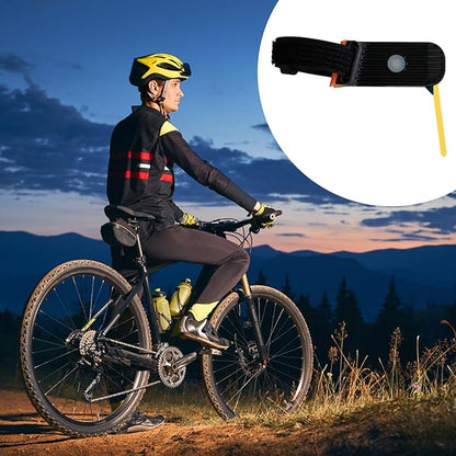 Veste de Cyclisme Visible avec Lumières LED pour Sécurité Route - LuxeStyle