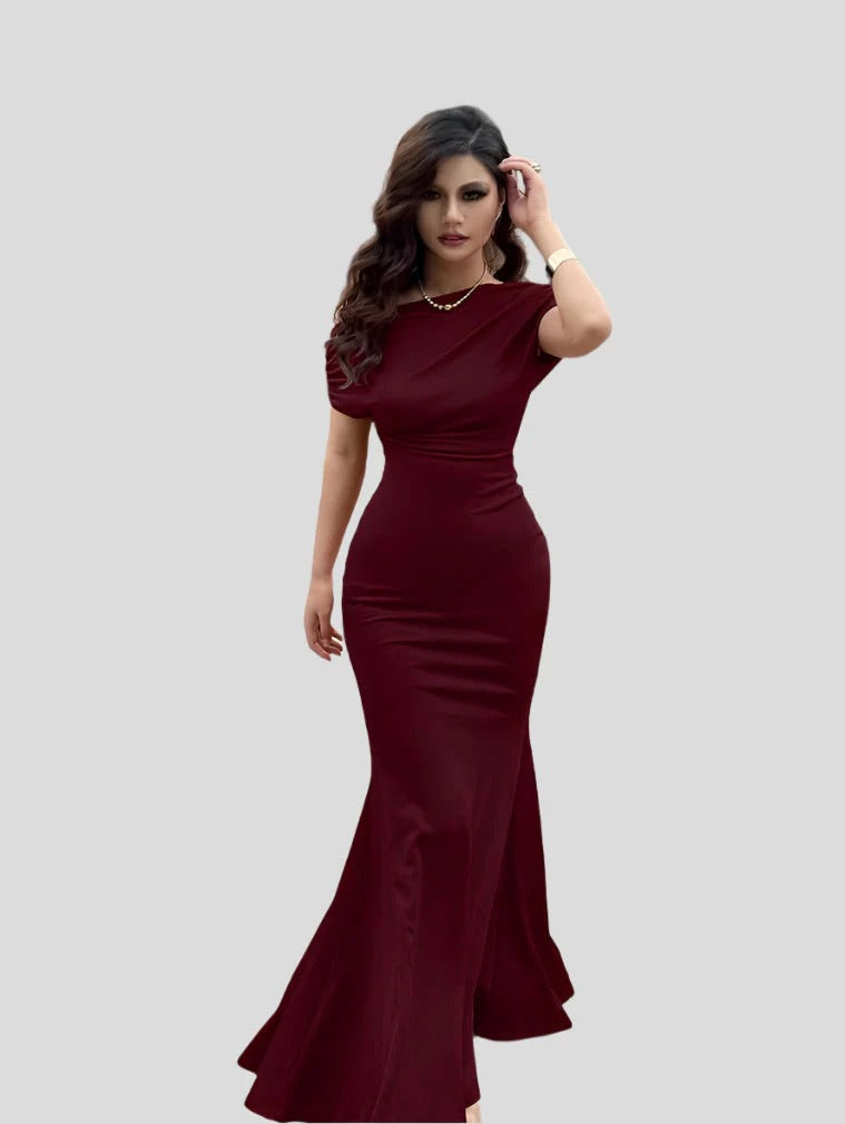 Robe de Soirée Élégante Dos Nu pour Femme