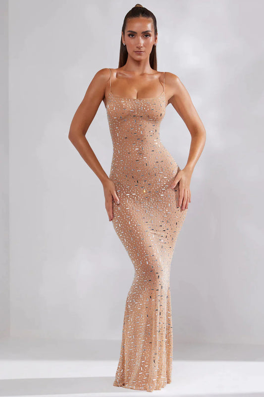 Robe Élégante Longue Dos Nu Femme - LuxeStyle