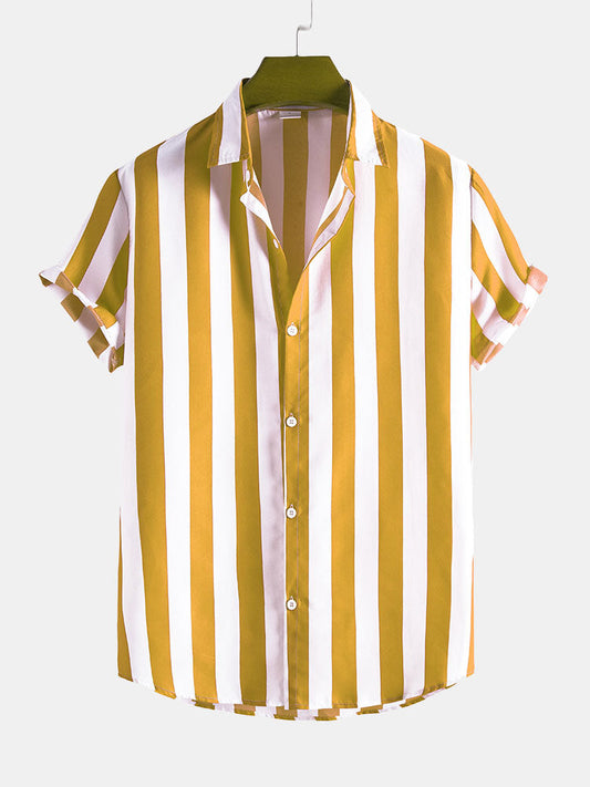 Chemise À Rayures Élégantes Pour Homme - LuxeStyle