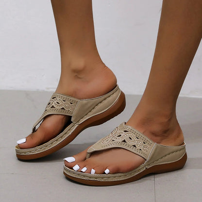 Tongs Calista - Confort et Stabilité - LuxeStyle