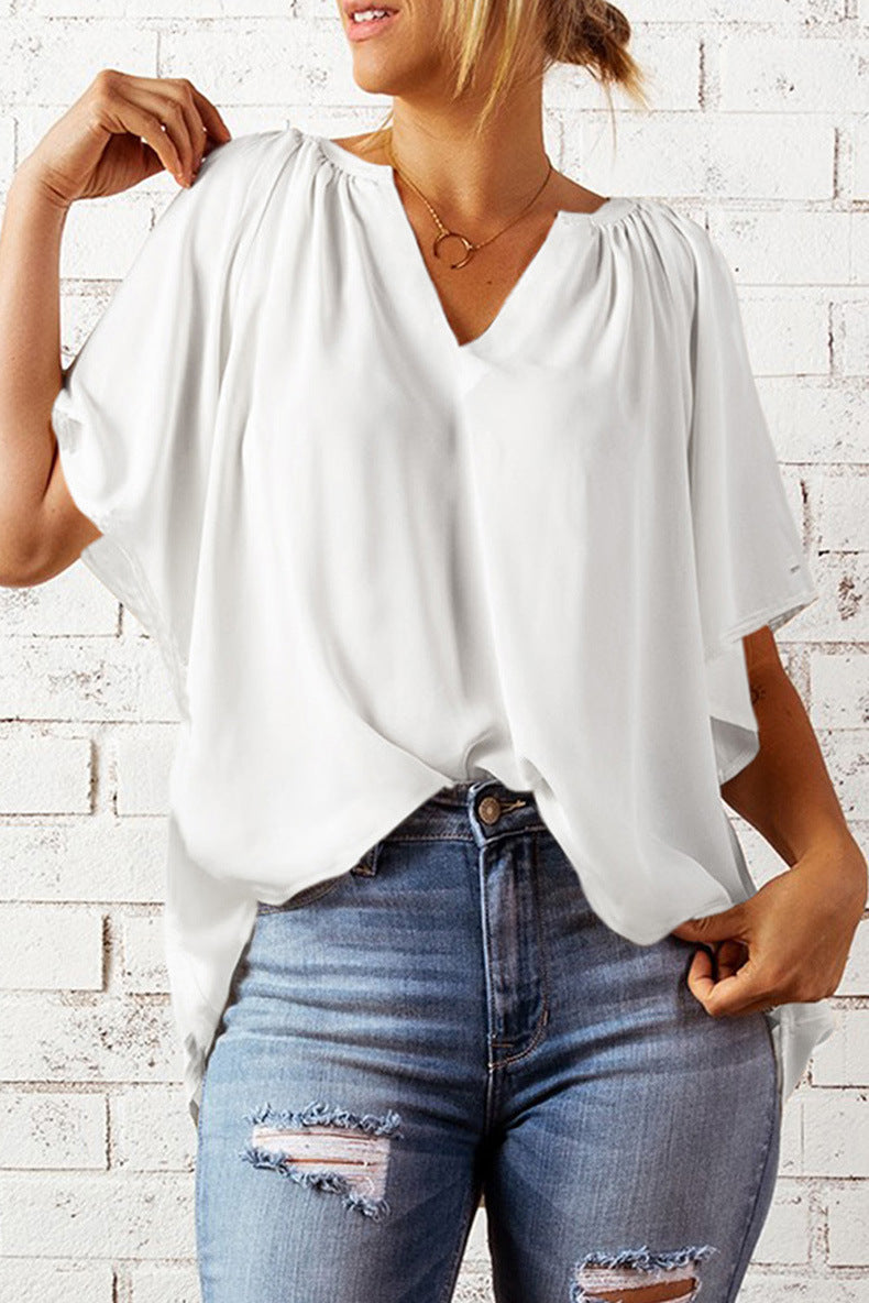 T-Shirt Féminin Décontracté - Haut Confortable à Manches Courtes