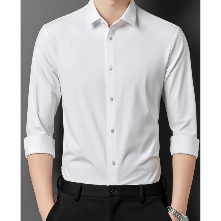 Chemise Homme Slim Fit Élégante Boutons
