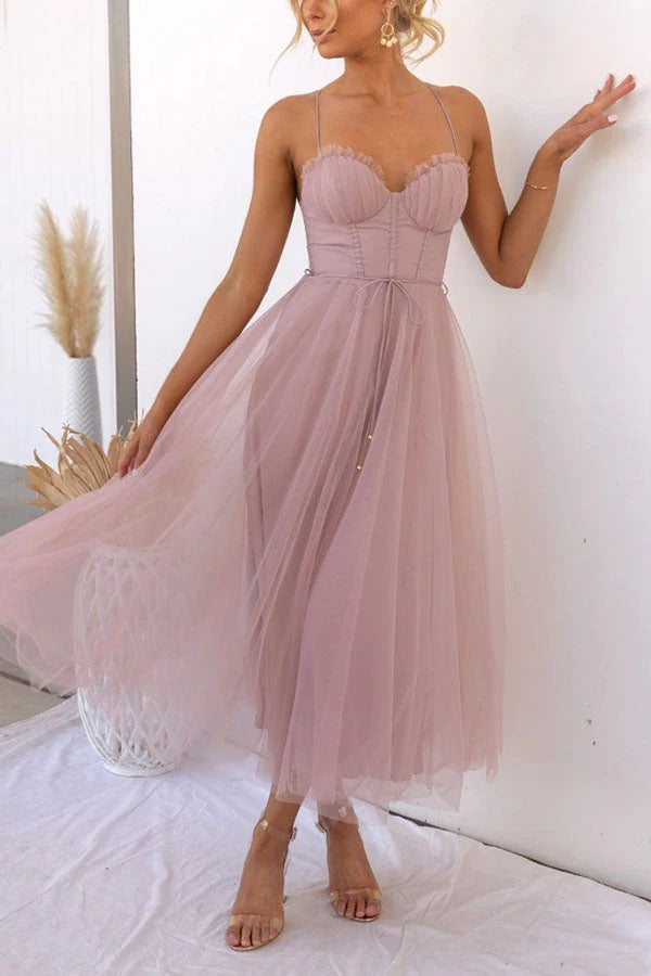 Robe de Soirée Élégante pour Femme en Tissu Léger