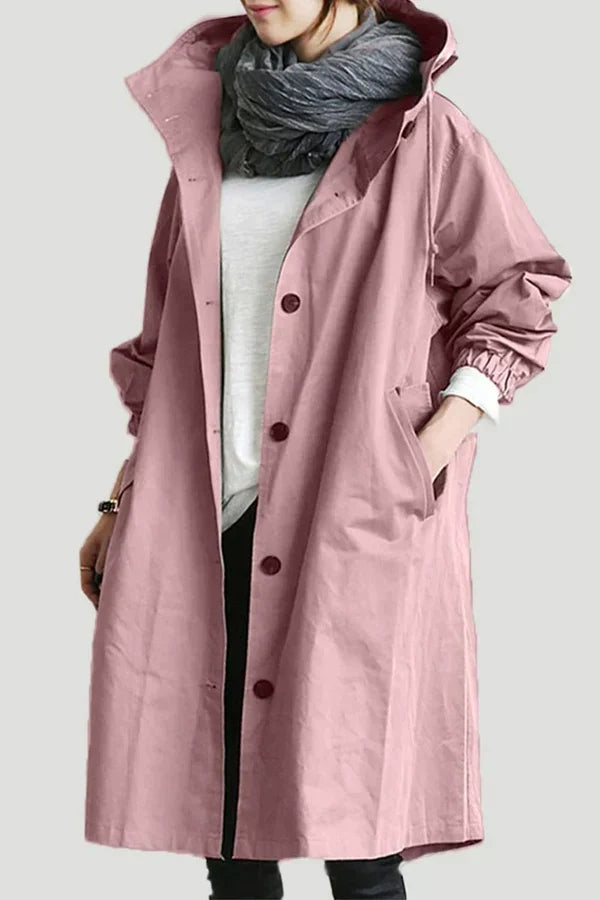 Veste Imperméable Femme avec Capuche pour Tempête