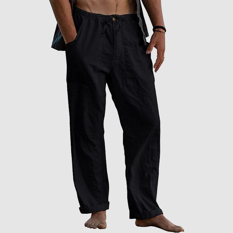 Pantalon Lin Relaxed pour Homme Bureau