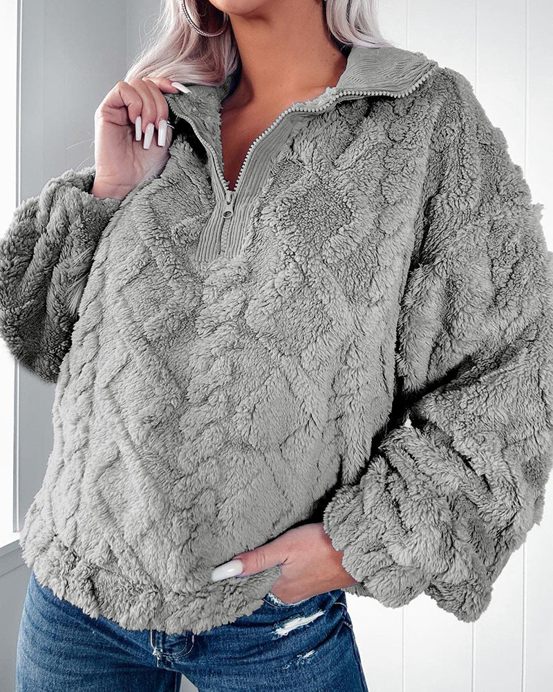 Sweat à Capuche Féminin – Pull Douillet au Style Décontracté