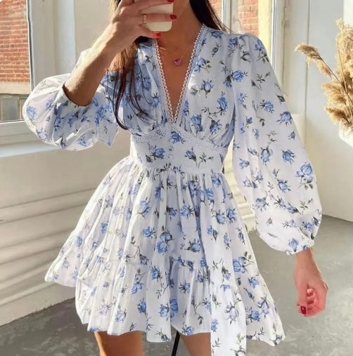 Florelise™ – Robe Femme Courte à Fleurs Élégante et Confortable