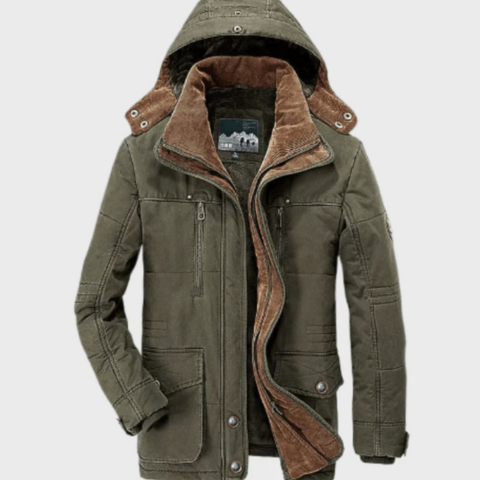 Veste Hiver Homme à Capuche Isolée