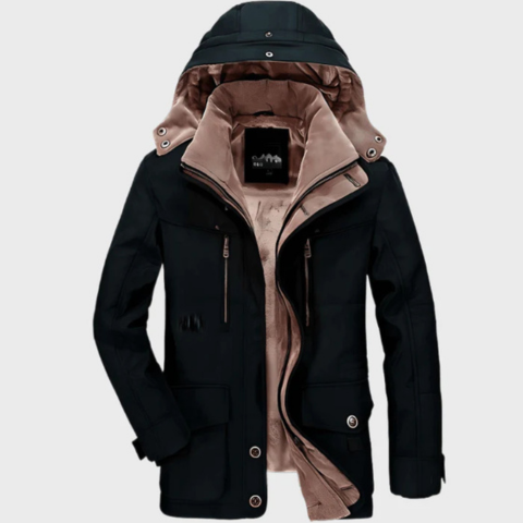 Veste Hiver Homme à Capuche Isolée