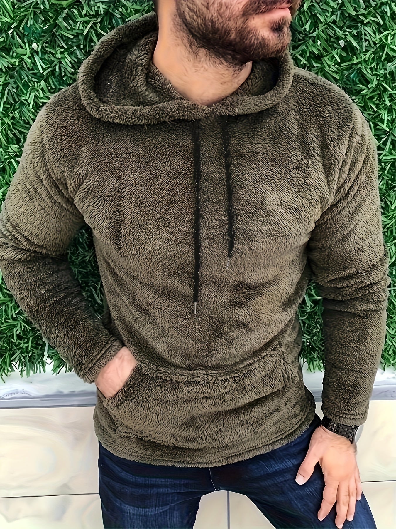 Sweat à capuche épais pour homme | Douillet hiver