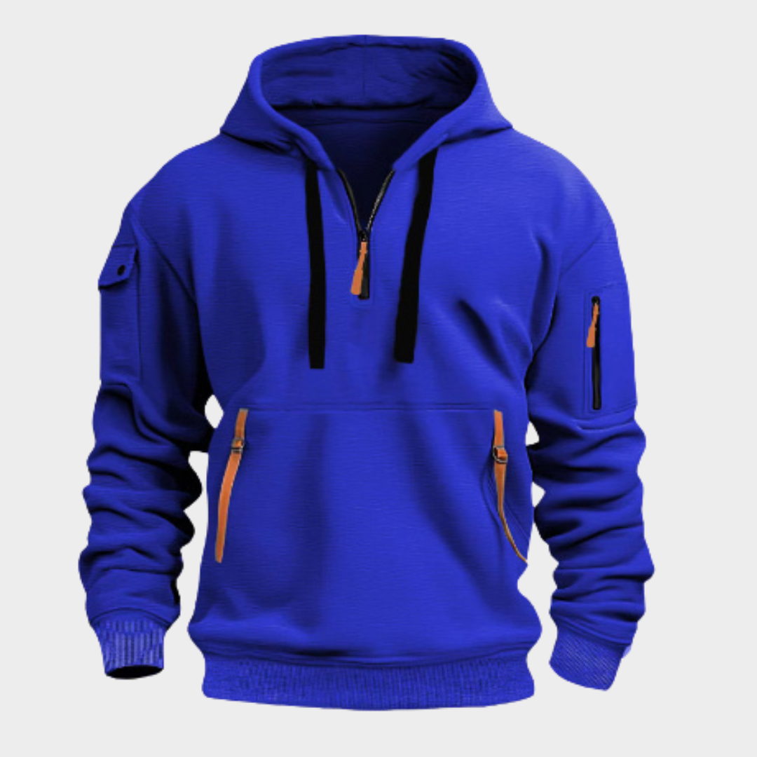 Sweat Gris Oversize à Manches Longues