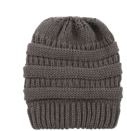 Bonnet Tricoté Douillet pour Queue-de-Cheval Hiver