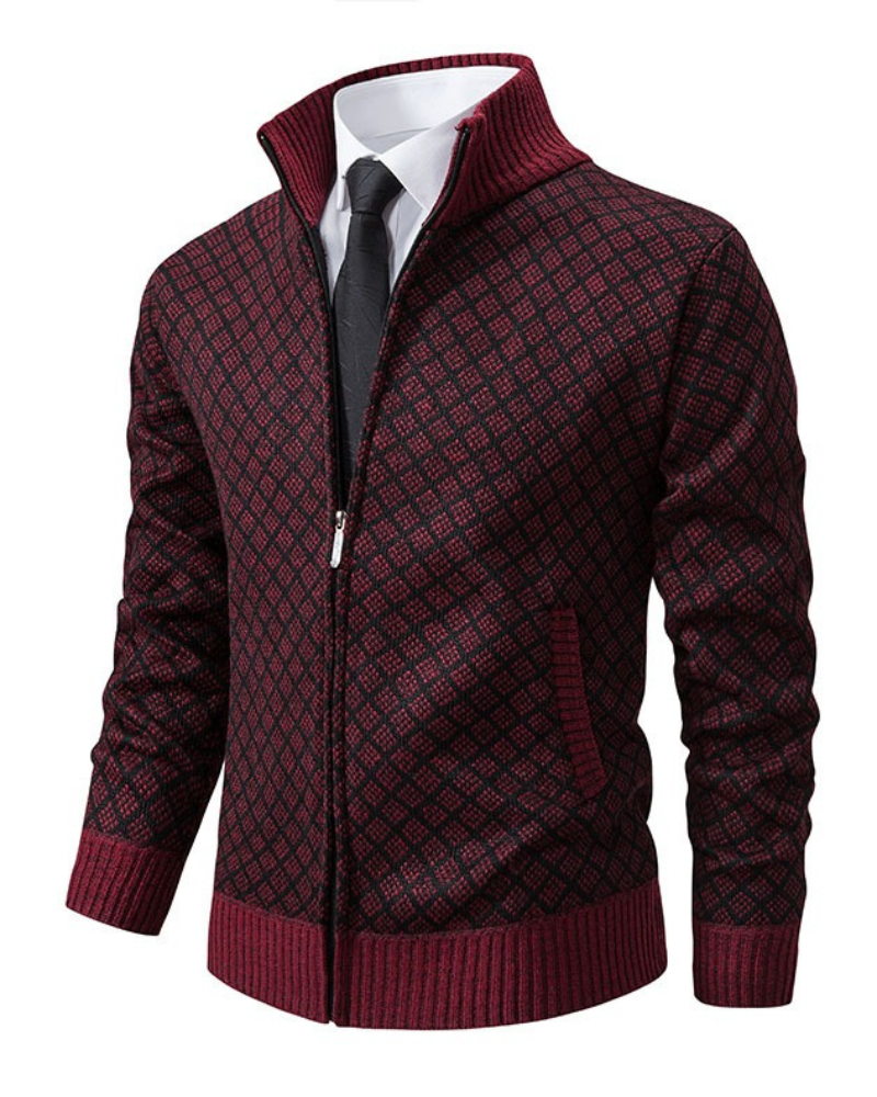 Veste zippée confortable et tendance pour hiver