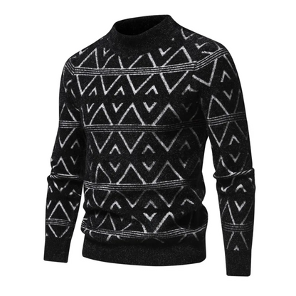 Pull Homme Hiver Imprimé Douillet