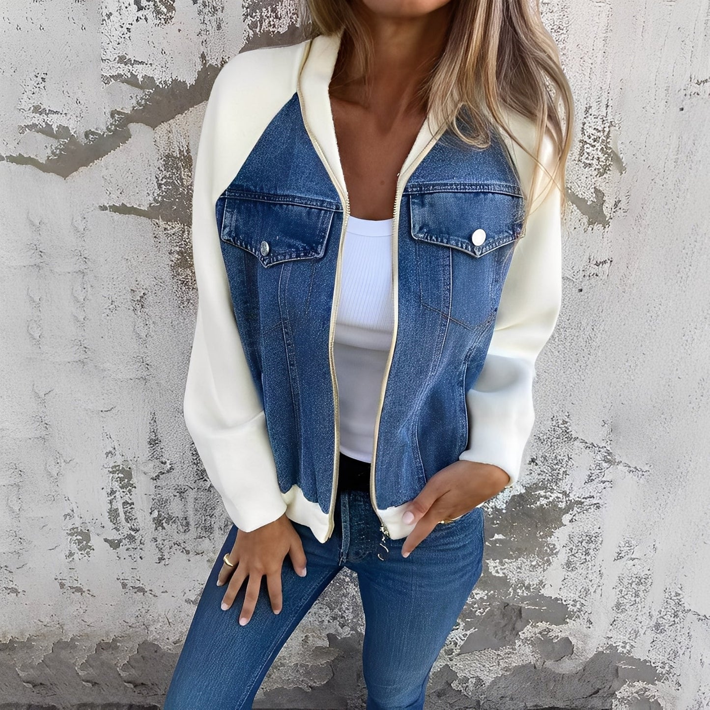 Veste Femme Chic et Raffinée en Tissu Doux et Confortable