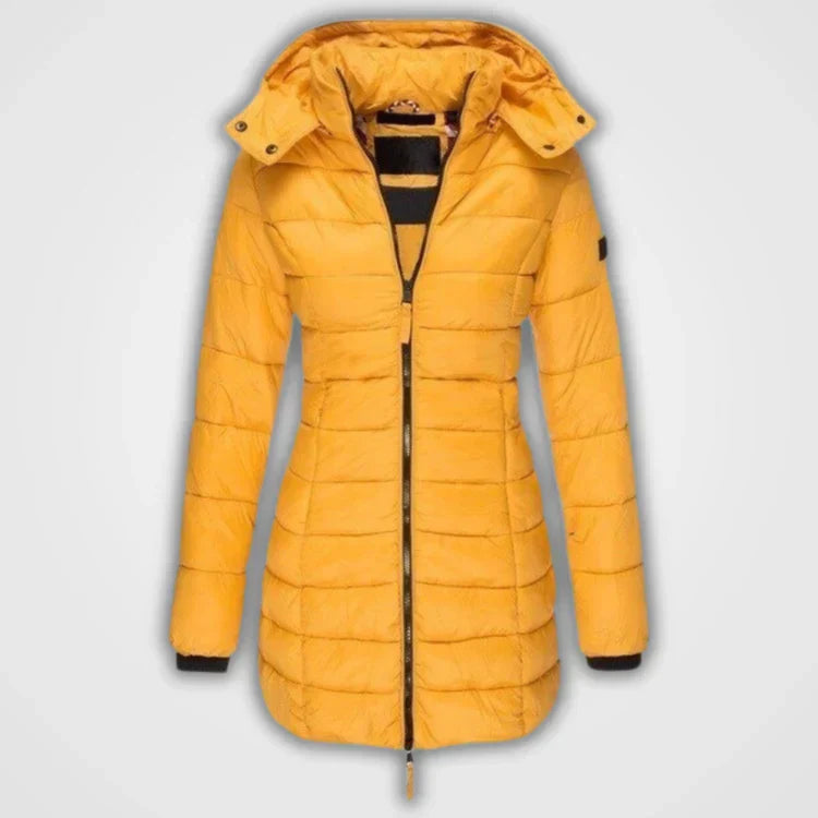 Manteau D'hiver Élégant à Capuche pour Femme