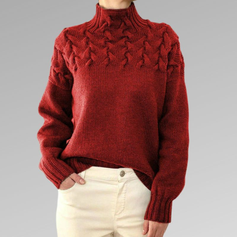 Pull Femme Hiver Douillet Manches Longues