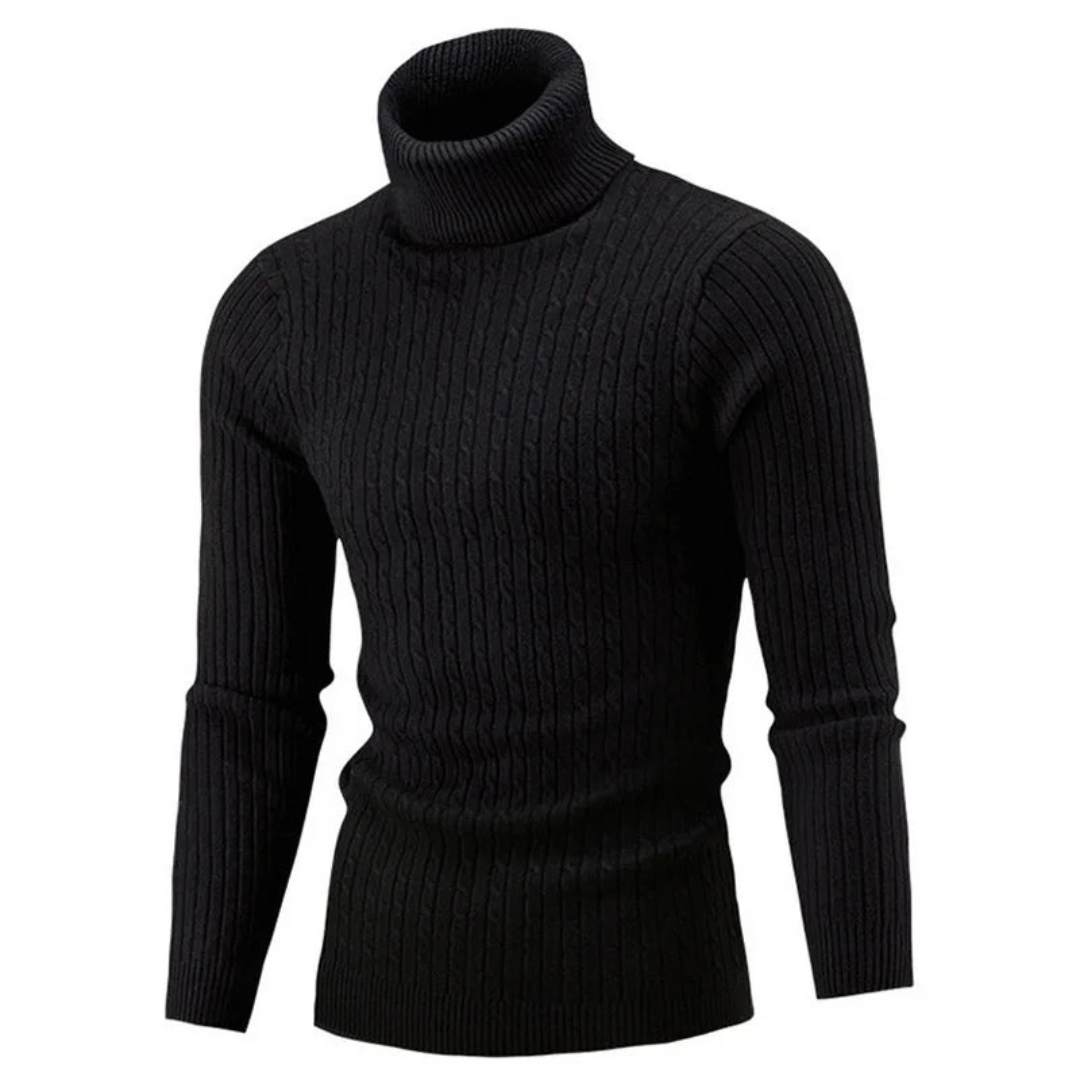 Pull Homme Hiver Chaleureux Col Roulé