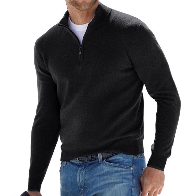 PullSoft™ – Pull Col Roulé Homme en Laine Confortable et Élégant