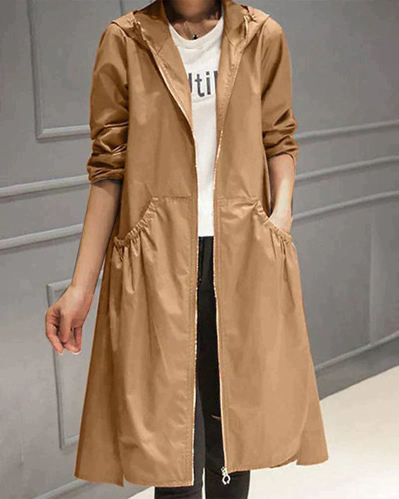 Manteau de Pluie Femme Élégant et Léger