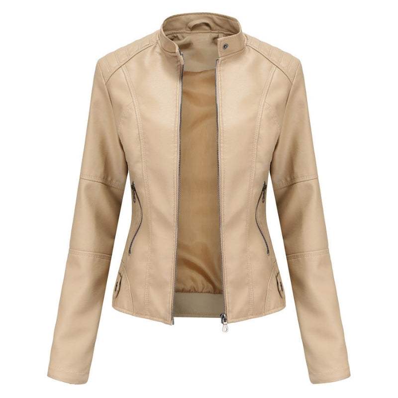 Veste Femme Chic à Manches Longues avec Poches Serrures - LuxeStyle