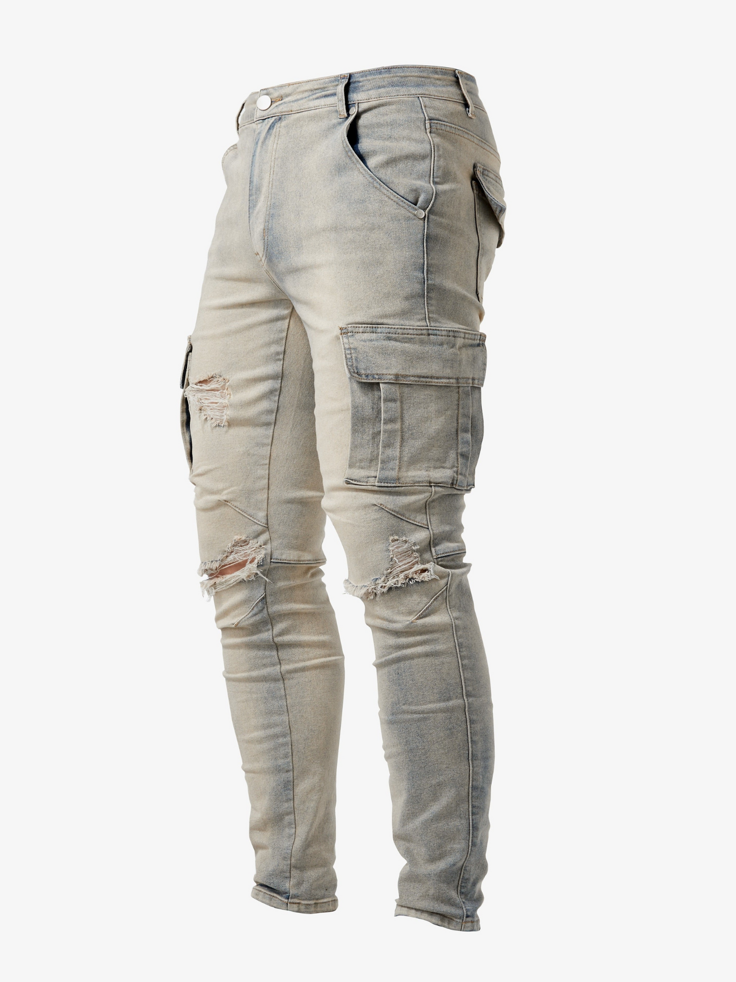 Pantalon Cargo Homme Noir Foncé