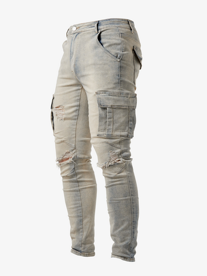 Pantalon Cargo Homme Noir Foncé