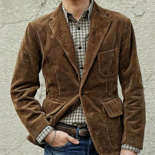 Blazer Homme Élégant Manches Longues - luxestyle