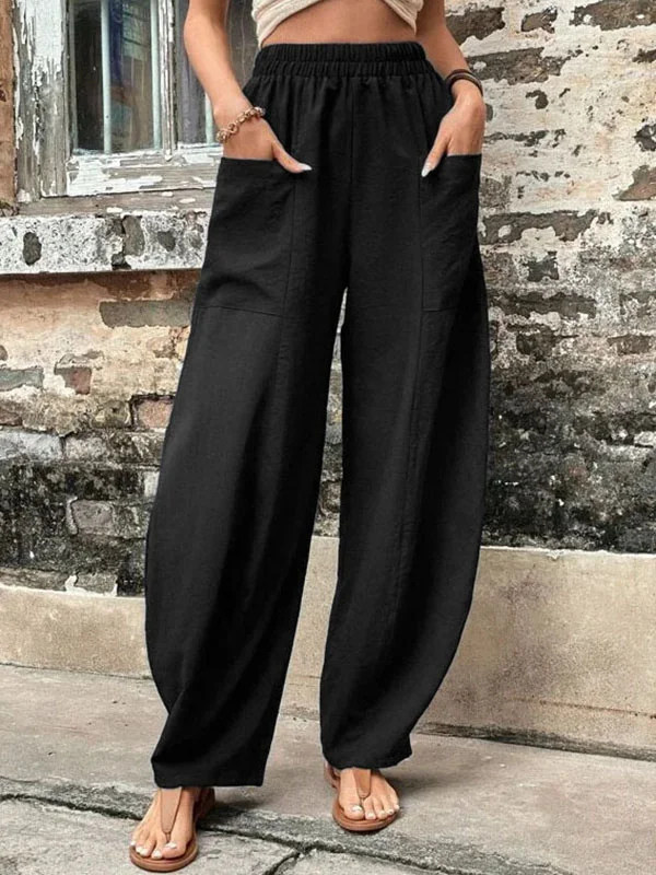 Pantalon Large Décontracté Pour Femmes