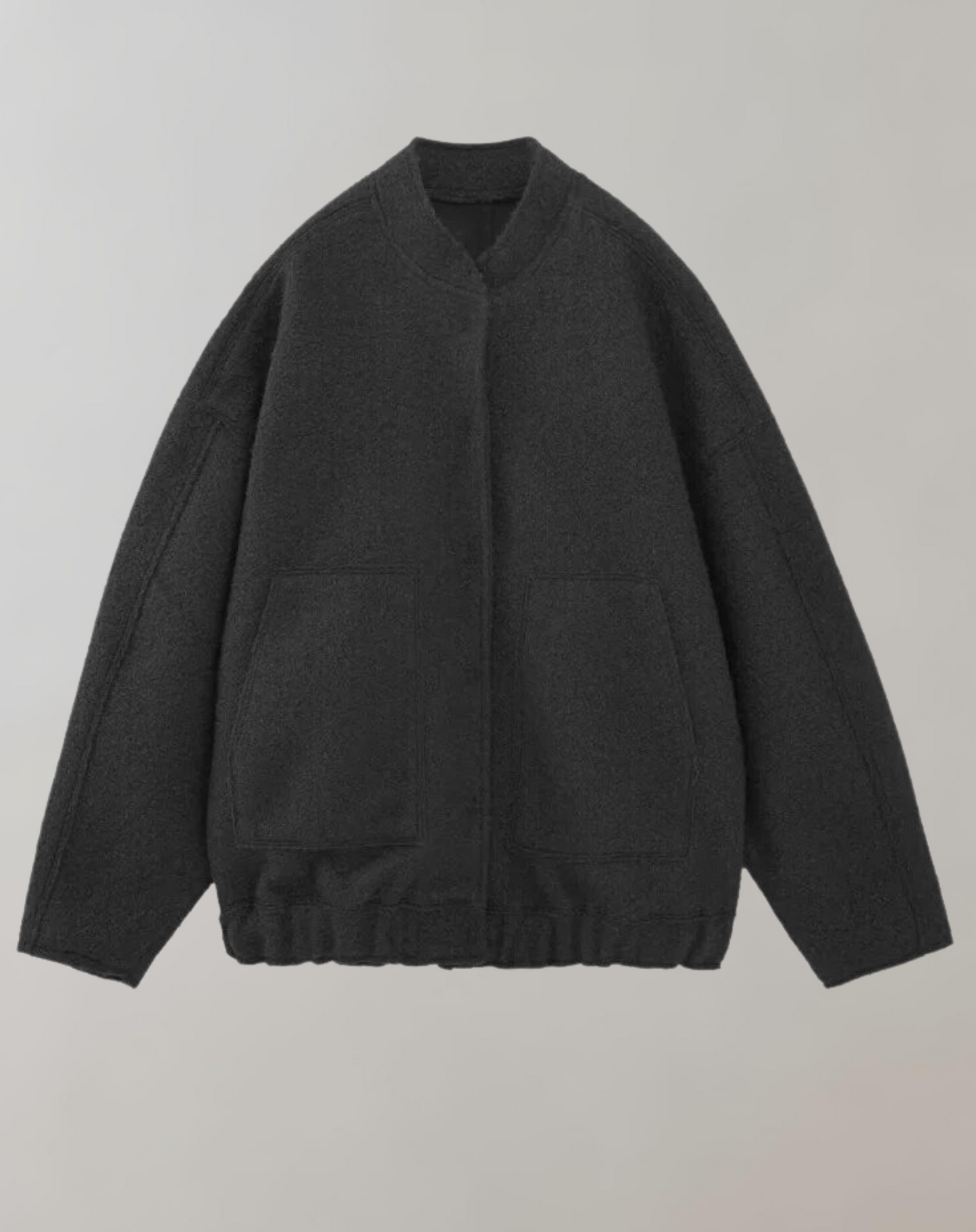 Blouson Bomber Décontracté À Fermeture Éclair