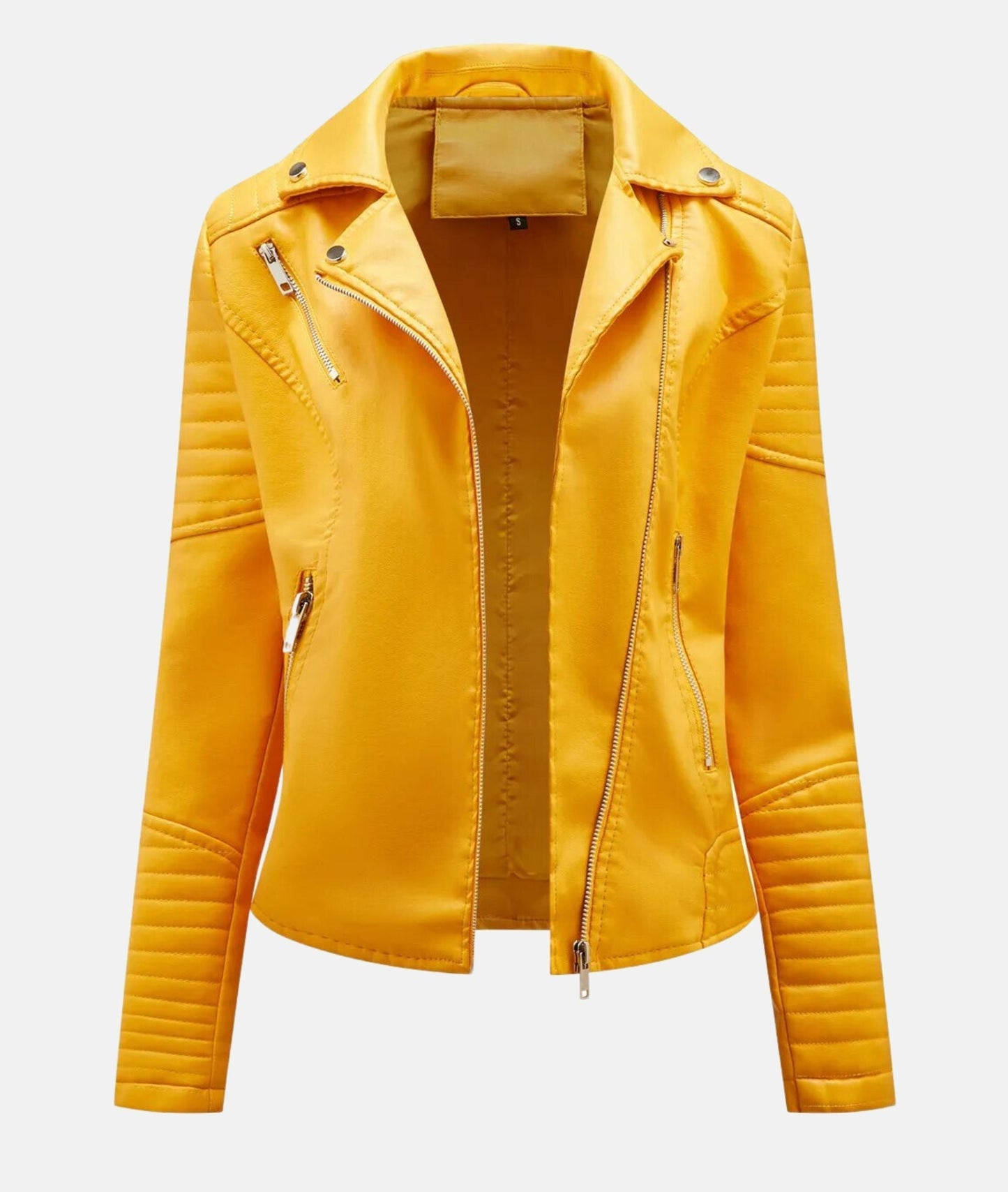 Isabelle™ – Veste en Cuir Femme Élégante avec Coupe Ajustée Chic