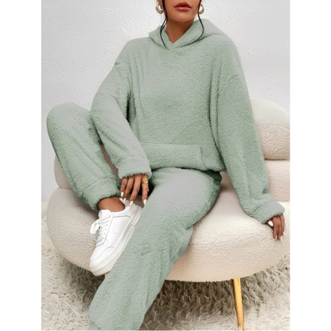 Ensemble décontracté femme à capuche casual