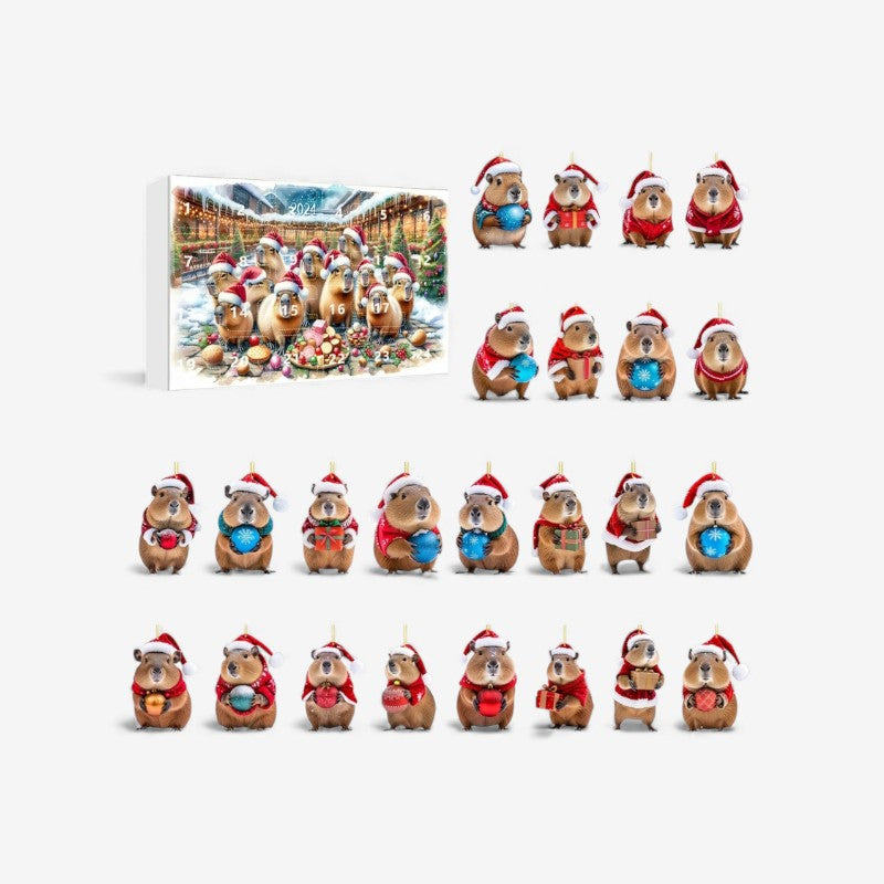Calendrier de l'Avent Festif Kapibara Jouets Surprises