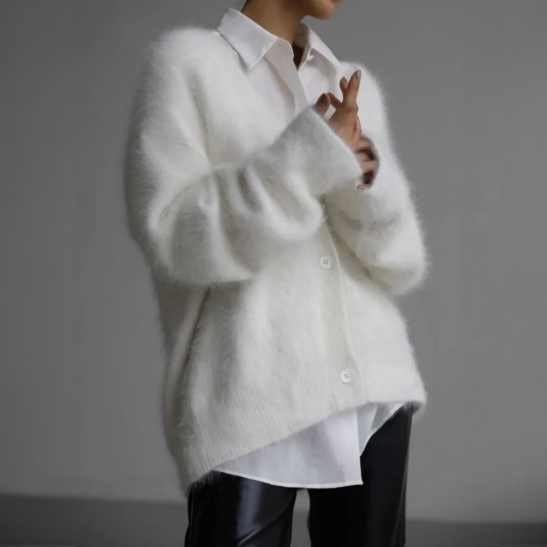 Cardigan Douillet Féminin Hiver