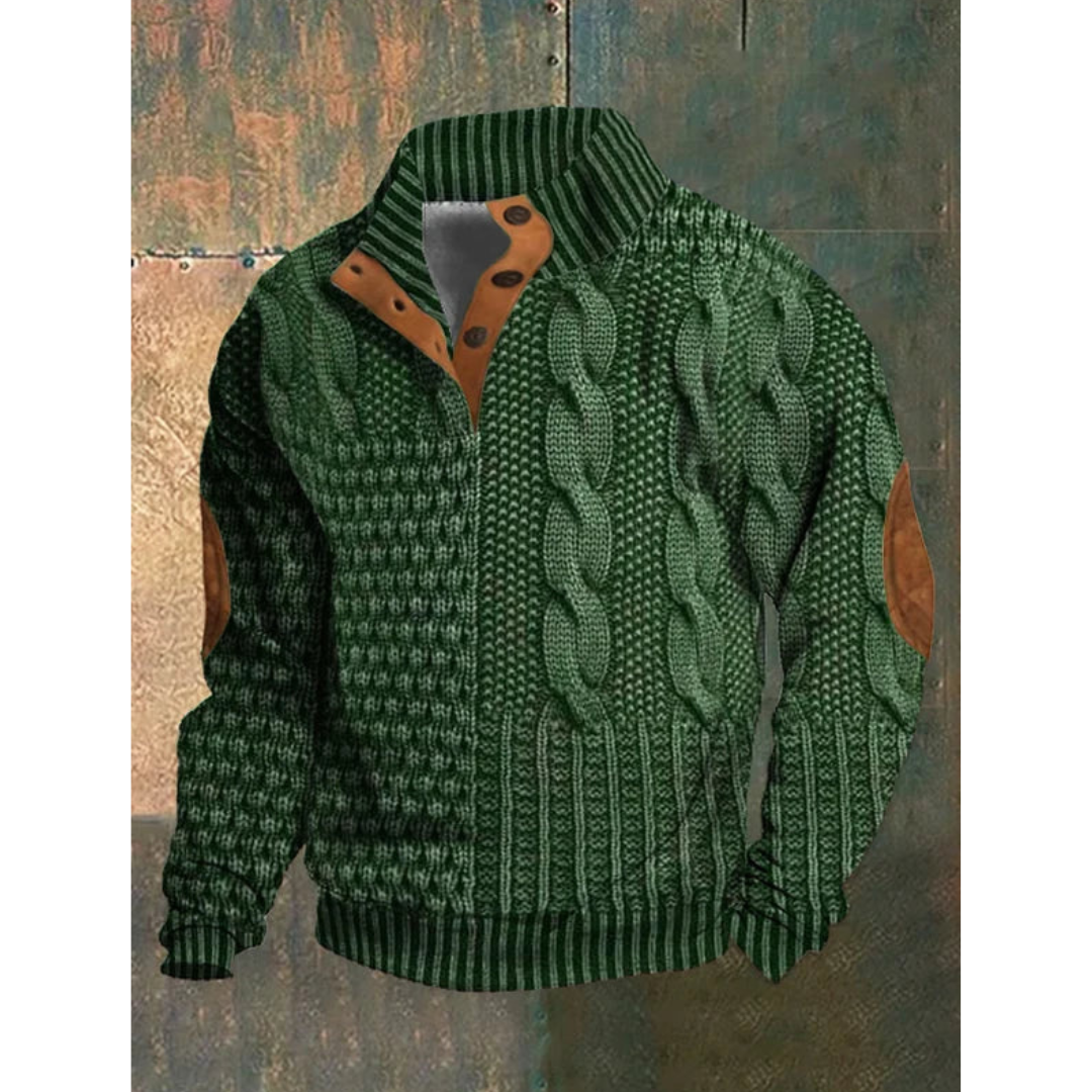 Pull En Laine Douillet Pour Hommes Hiver